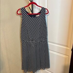 Love Squared Blue and Black Halter Sundress